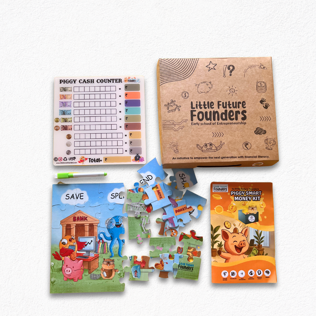 PIGGY SMART MONEY KIT | 30 PCS PUZZLE