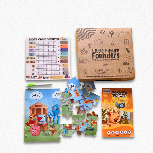 PIGGY SMART MONEY KIT | 30 PCS PUZZLE